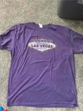 Delta Purple Las Vegas Graphic Short Sleeve Tee